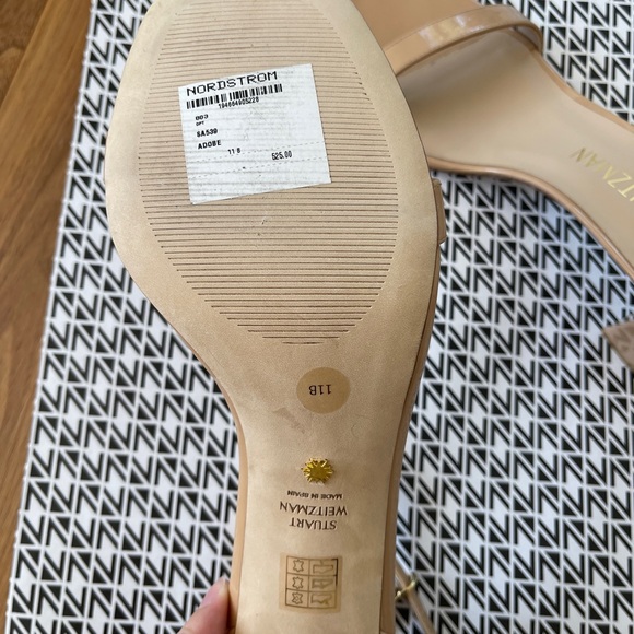 STUART WEITZMAN | NUDISTCURVE 75 BLOCK SANDAL -  BNWT - Picture 15 of 16